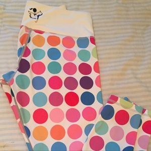 Flexi Lexi Polka Dot Yoga Pants/Tights